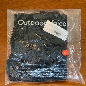 NWT Outdoor Voices Lightform 7/8 Leggings - L - Black